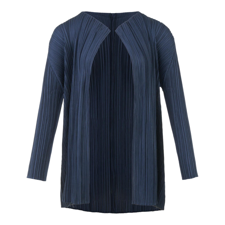 Club21 - PLEATS PLEASE ISSEY MIYAKE - Mellow Pleats Coat - PLEATED COATS - Navy