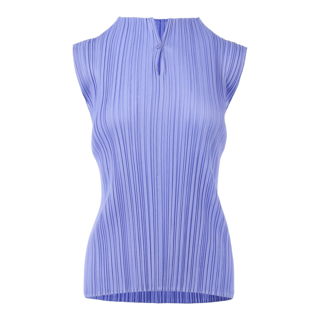Club21 - PLEATS PLEASE ISSEY MIYAKE - Mellow Pleats Shirt - PLEATED SHIRT - Blue
