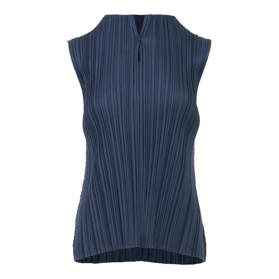 Club21 - PLEATS PLEASE ISSEY MIYAKE - Mellow Pleats Shirt - PLEATED SHIRT - Navy