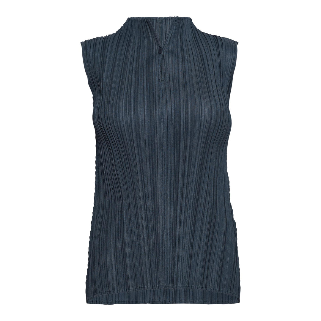 Club21 - PLEATS PLEASE ISSEY MIYAKE - Mellow Pleats Shirt - PLEATED TOPS - Navy