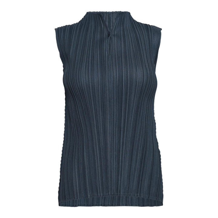 Club21 - PLEATS PLEASE ISSEY MIYAKE - Mellow Pleats Shirt - PLEATED TOPS - Navy