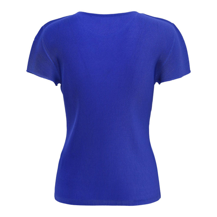 Club21 - PLEATS PLEASE ISSEY MIYAKE - Mist September Round Nek Top - PLEATED TOPS - Deep Blue