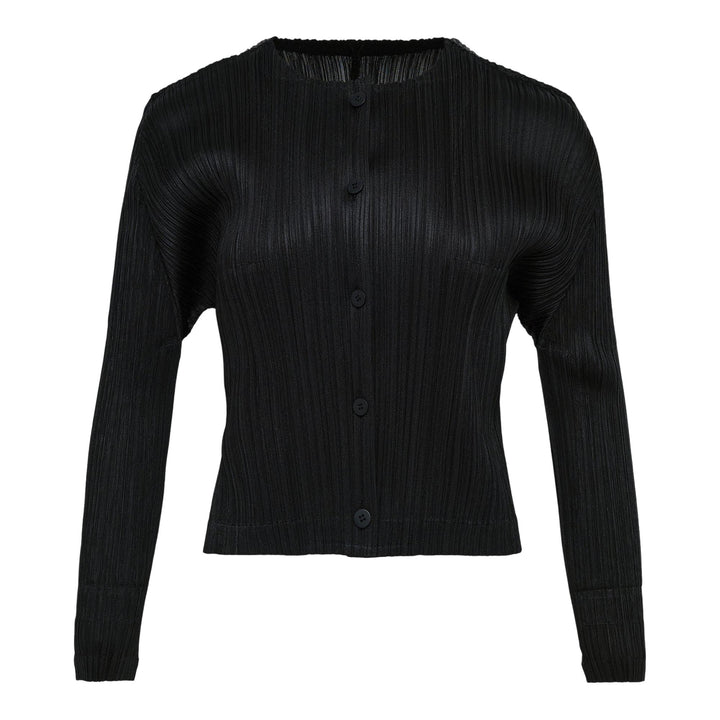 Club21 - PLEATS PLEASE ISSEY MIYAKE - Monthly Colors : Aug Cardigan - PLEATED CARDIGANS - Black