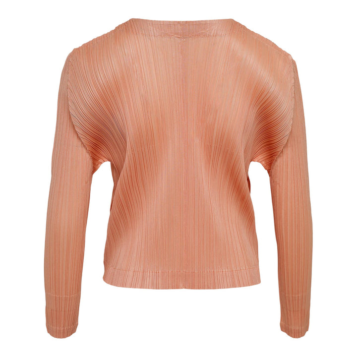 Club21 - PLEATS PLEASE ISSEY MIYAKE - Monthly Colors : Aug Cardigan - PLEATED CARDIGANS - Coral Orange