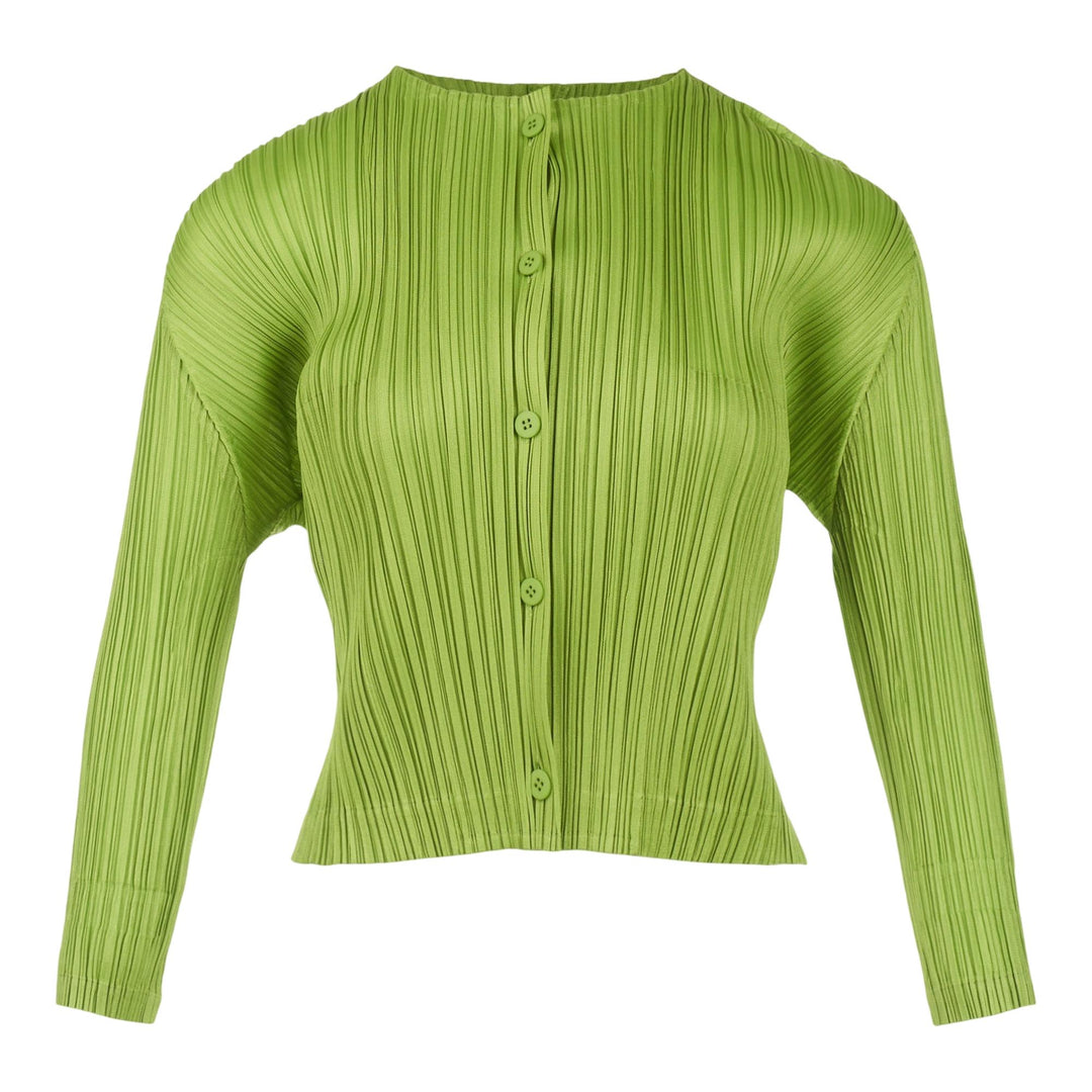 Club21 - PLEATS PLEASE ISSEY MIYAKE - Monthly Colors : Aug Cardigan - PLEATED CARDIGANS - Green