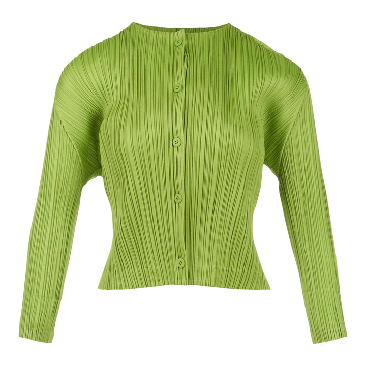 Club21 - PLEATS PLEASE ISSEY MIYAKE - Monthly Colors : Aug Cardigan - PLEATED CARDIGANS - Green