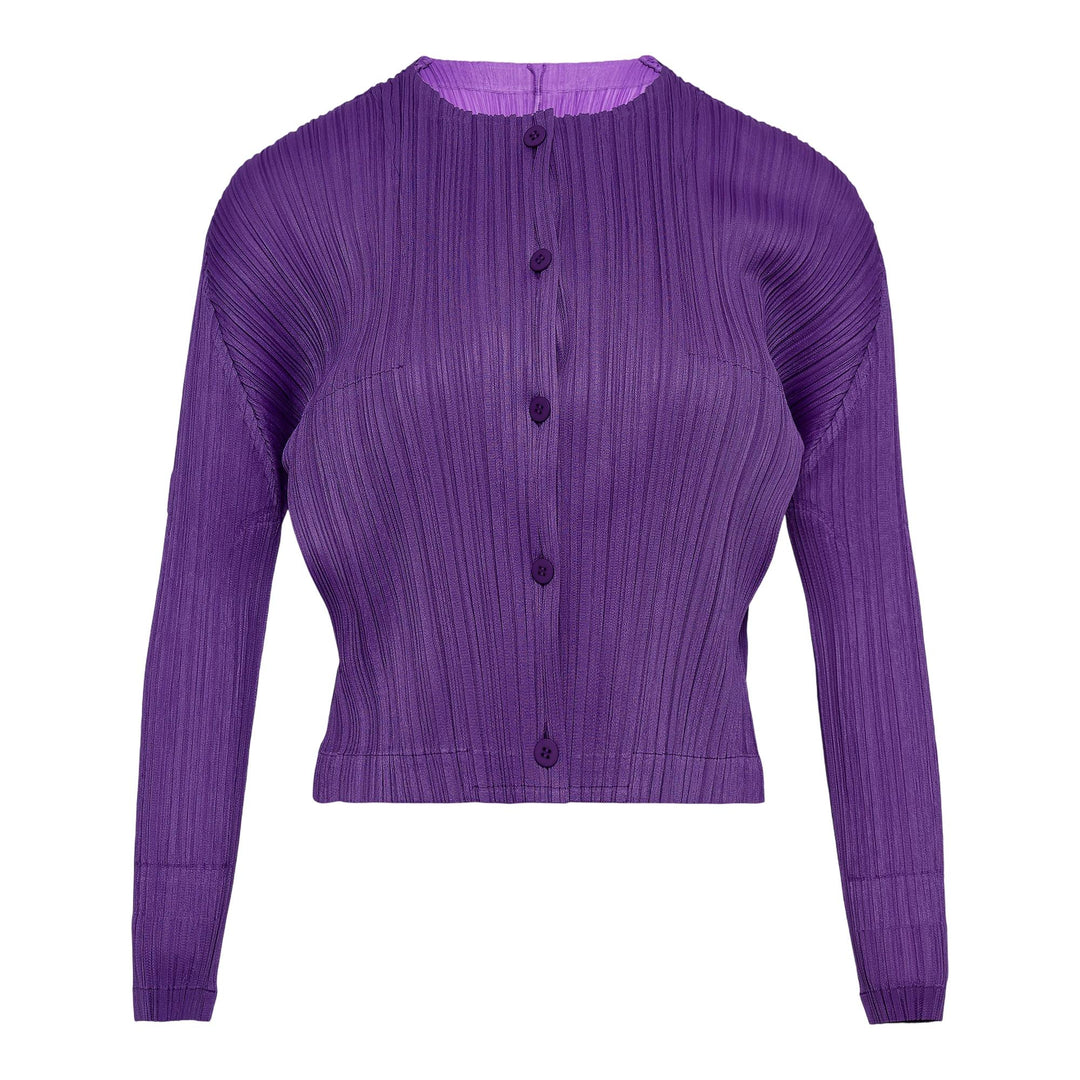 Club21 - PLEATS PLEASE ISSEY MIYAKE - Monthly Colors : Aug Cardigan - PLEATED CARDIGANS - Light Purple
