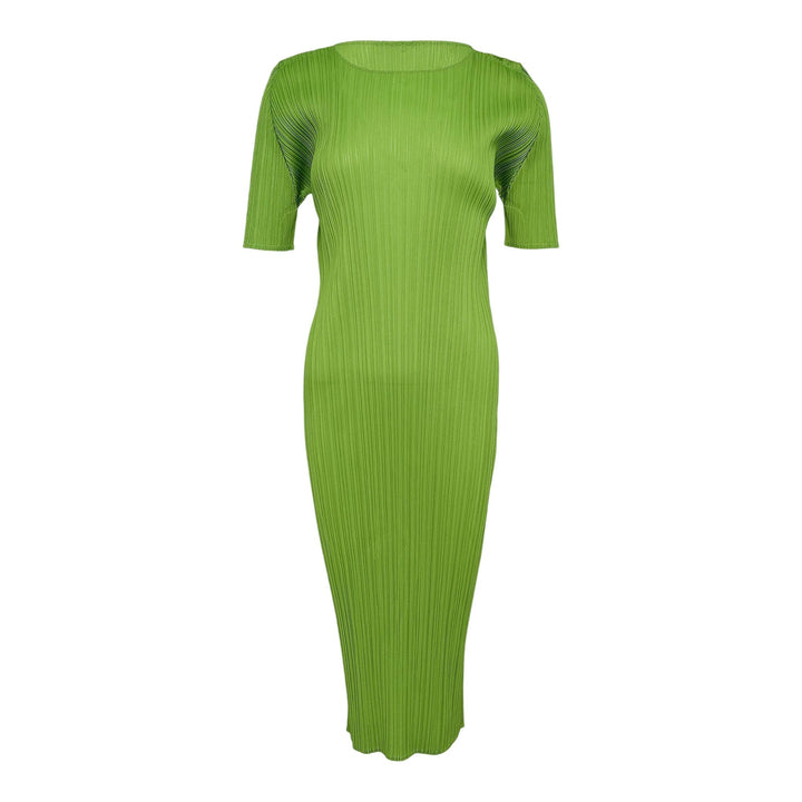 Club21 - PLEATS PLEASE ISSEY MIYAKE - Monthly Colors : Aug Dress - PLEATED DRESSES - Yellow Green