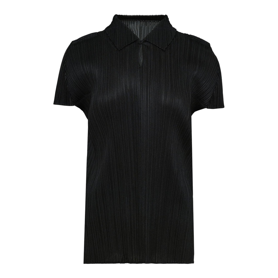 Club21 - PLEATS PLEASE ISSEY MIYAKE - Monthly Colors : Aug Polo - PLEATED POLO - Black