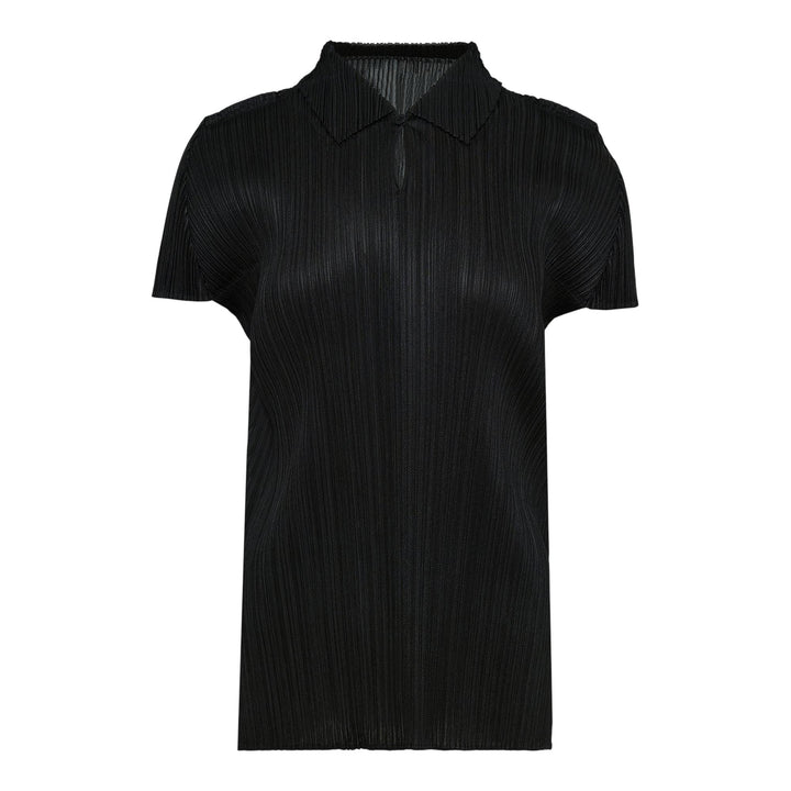 Club21 - PLEATS PLEASE ISSEY MIYAKE - Monthly Colors : Aug Polo - PLEATED POLO - Black