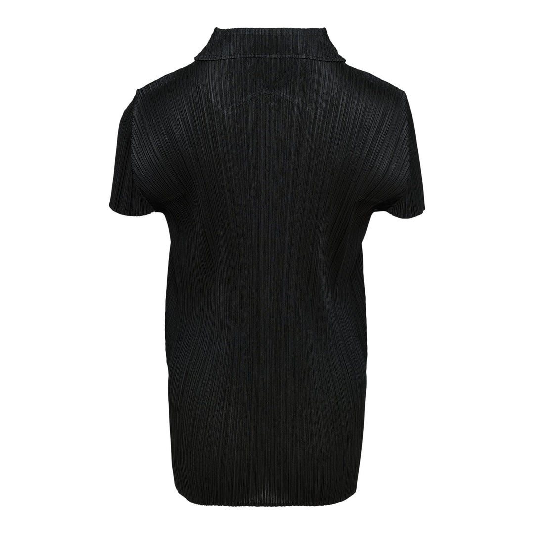 Club21 - PLEATS PLEASE ISSEY MIYAKE - Monthly Colors : Aug Polo - PLEATED POLO - Black