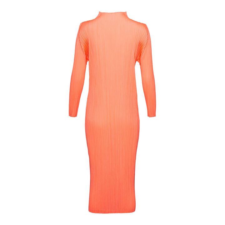 PLEATS PLEASE ISSEY MIYAKE Monthly Colors: January Dress Neon Orange 2