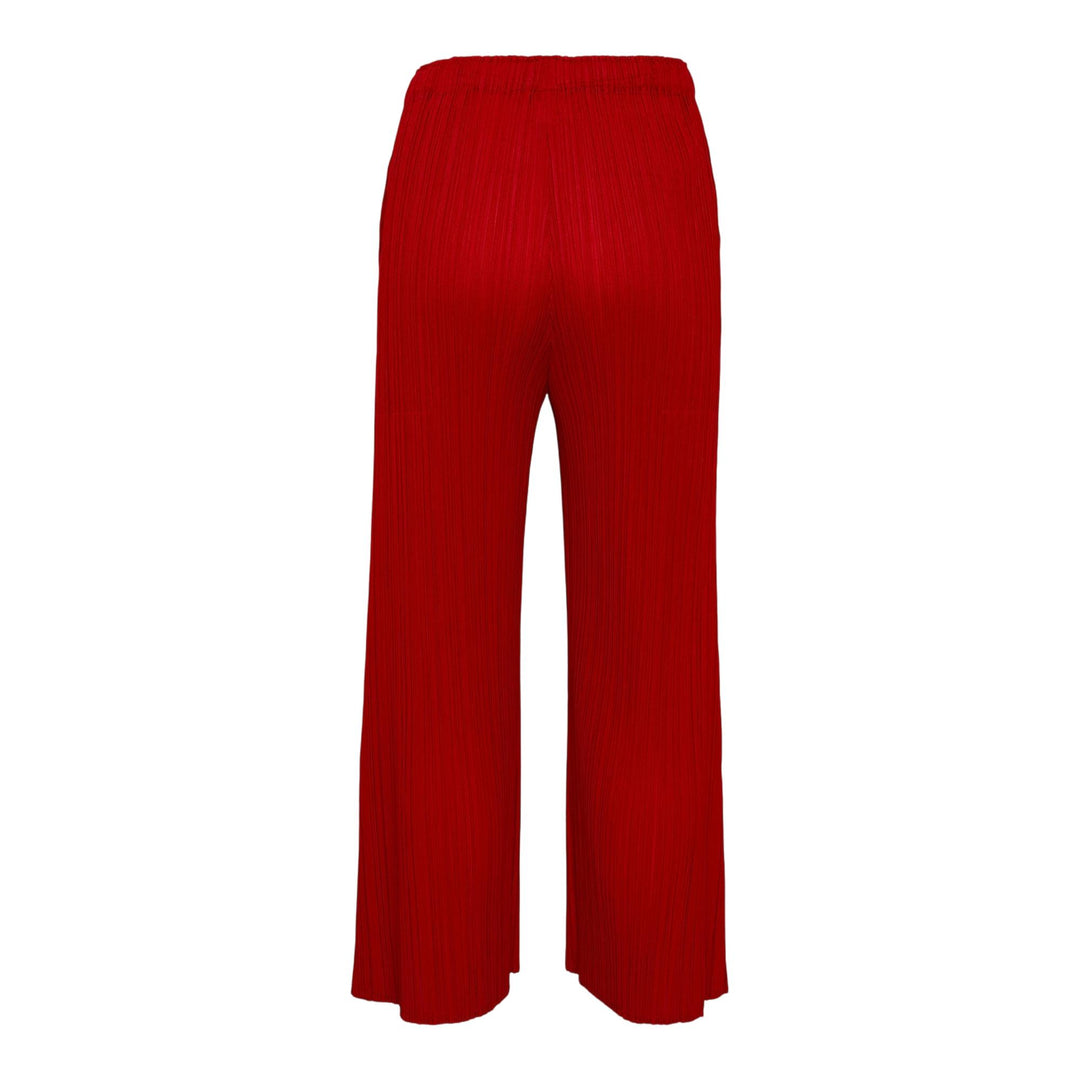 Club21 - PLEATS PLEASE ISSEY MIYAKE - Monthly Colors: July Wid Pants - PLEATED PANTS - Bright Red
