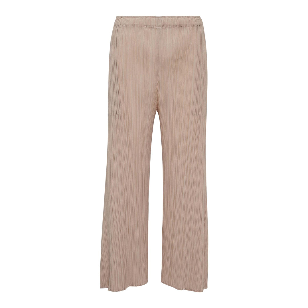 Club21 - PLEATS PLEASE ISSEY MIYAKE - Monthly Colors: July Wid Pants - PLEATED PANTS - Light Beige