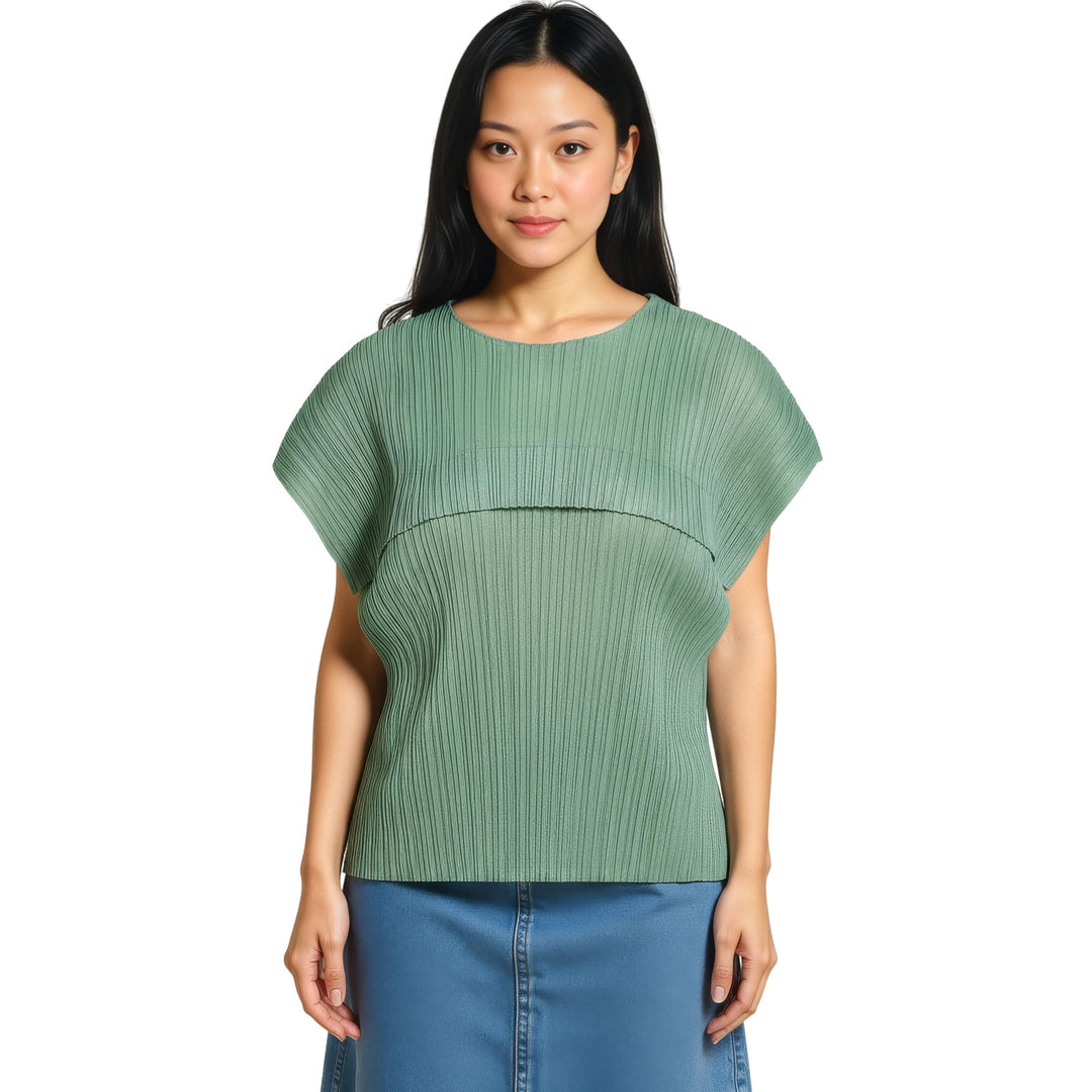 Club21 - PLEATS PLEASE ISSEY MIYAKE - Monthly Colors : June Shirt - PLEATED TOPS - Pastel Green