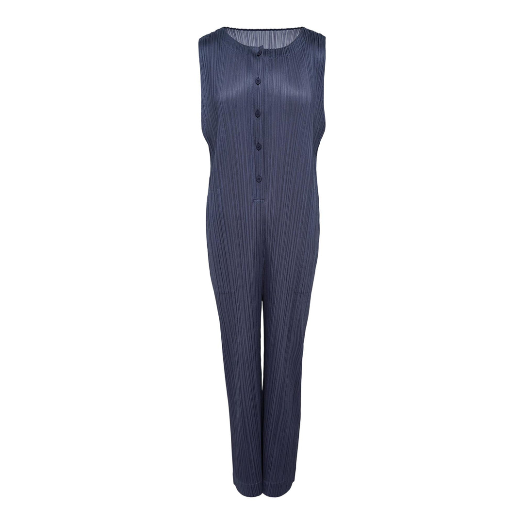 Club21 - PLEATS PLEASE ISSEY MIYAKE - Monthly Colors : May Jumpsuit - PLEATED JUMPSUITS - Dark Blue Gray