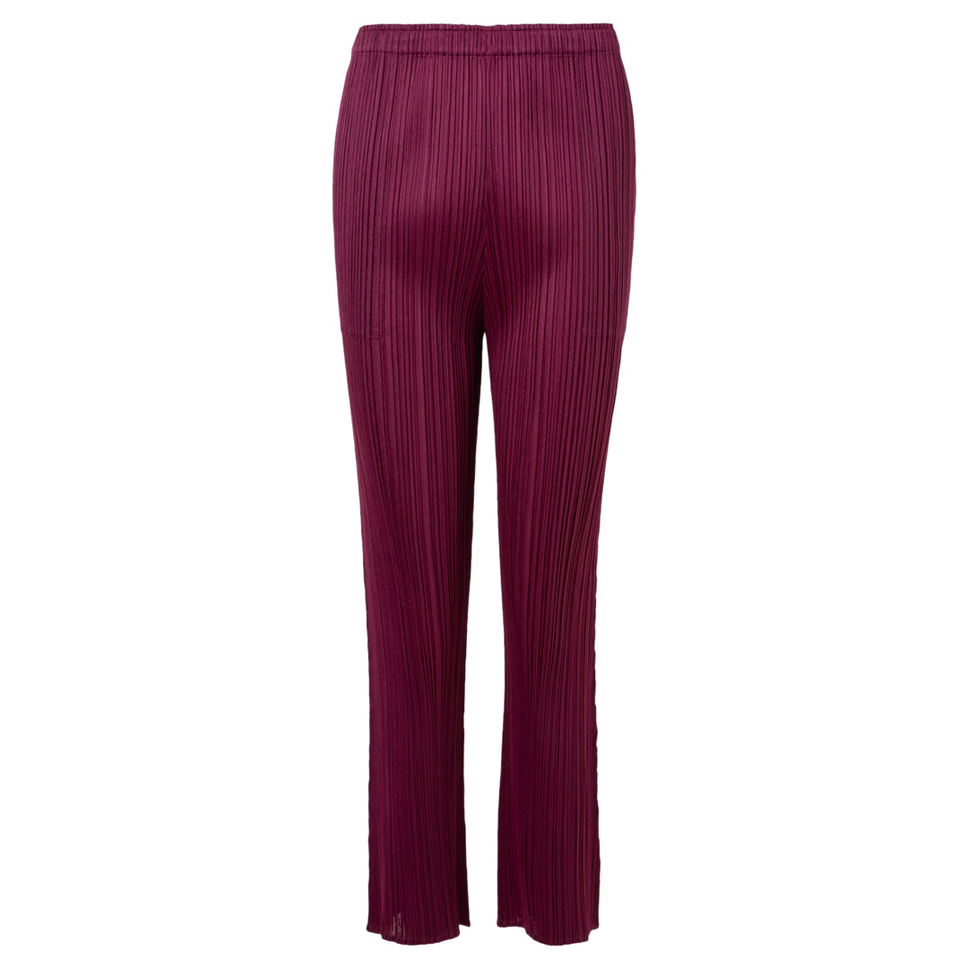 PLEATS_PLEASE_ISSEY_MIYAKE_Monthly_Colors_May_Pants_Burgundy