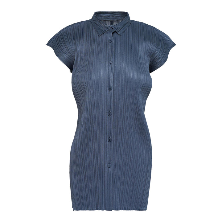 Club21 - PLEATS PLEASE ISSEY MIYAKE - Monthly Colors : May Shirt - PLEATED CARDIGANS - Dark Blue Gray