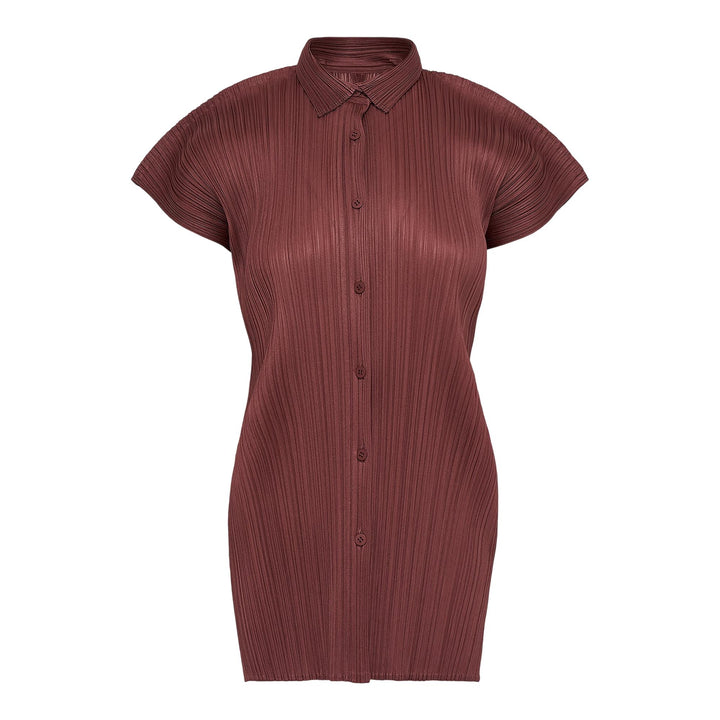 Club21 - PLEATS PLEASE ISSEY MIYAKE - Monthly Colors : May Shirt - PLEATED CARDIGANS - Terracotta