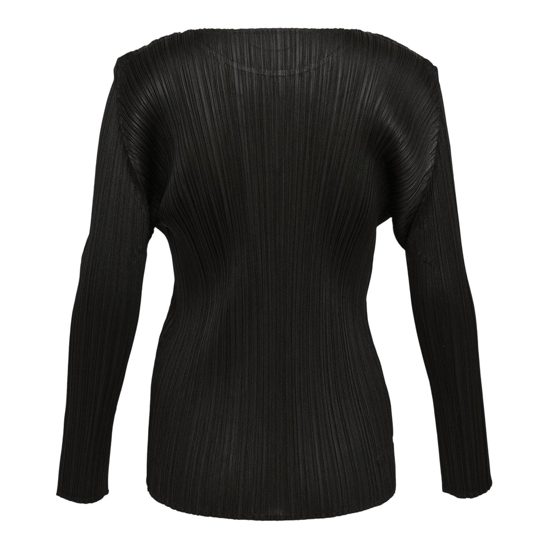 Club21 - PLEATS PLEASE ISSEY MIYAKE - Monthly Colors: September Round Neck Shirt - PLEATED TOPS - Black