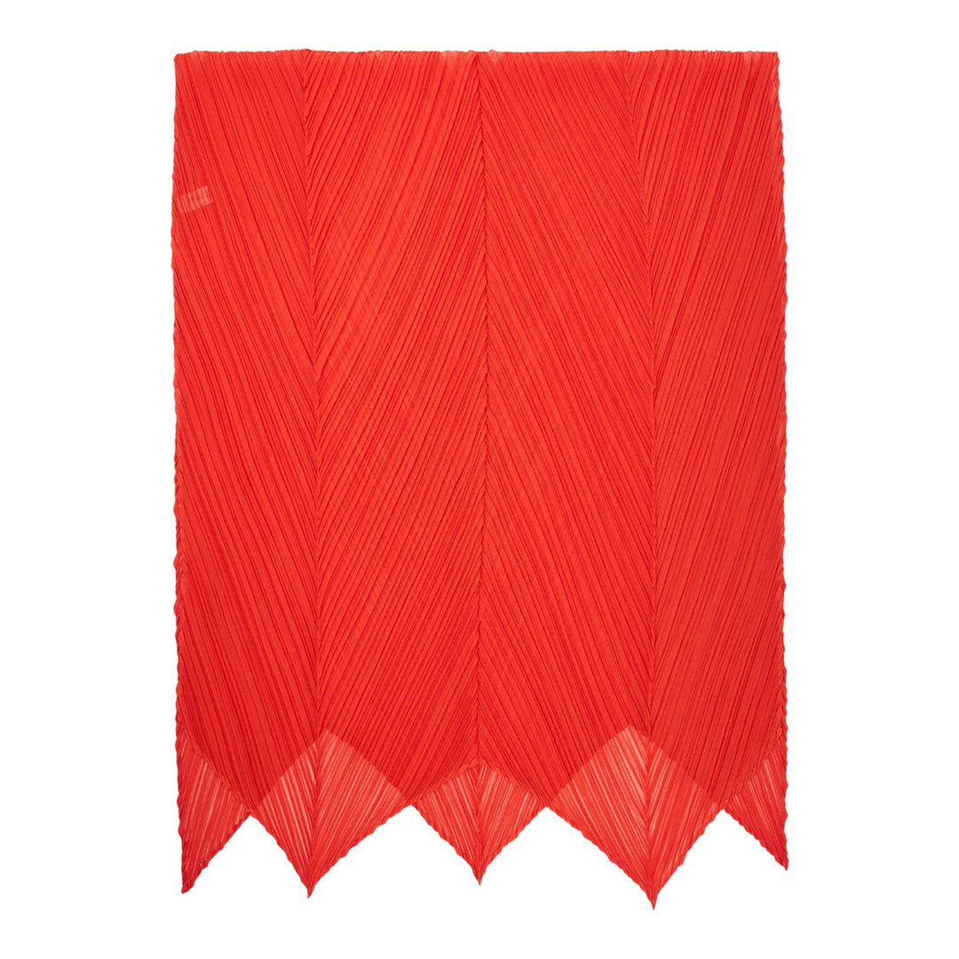 Club21 - PLEATS PLEASE ISSEY MIYAKE - Monthly Scarf July Stole - PLEATED SCARVES - Bright Red