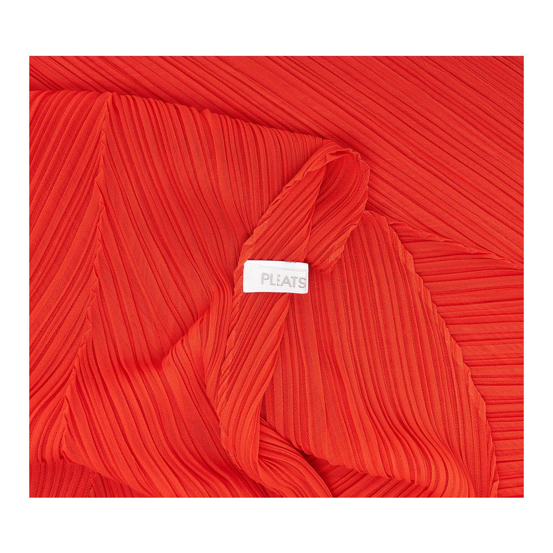 Club21 - PLEATS PLEASE ISSEY MIYAKE - Monthly Scarf July Stole - PLEATED SCARVES - Bright Red