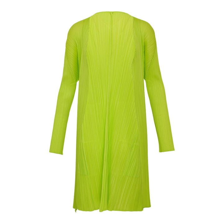 Club21 - PLEATS PLEASE ISSEY MIYAKE - New Colorful Basics 3 Coat - PLEATED CARDIGANS - Yellow Green
