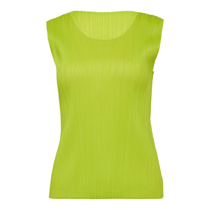 Club21 - PLEATS PLEASE ISSEY MIYAKE - New Colorful Basics 3 Shirt - PLEATED TOPS - Yellow Green