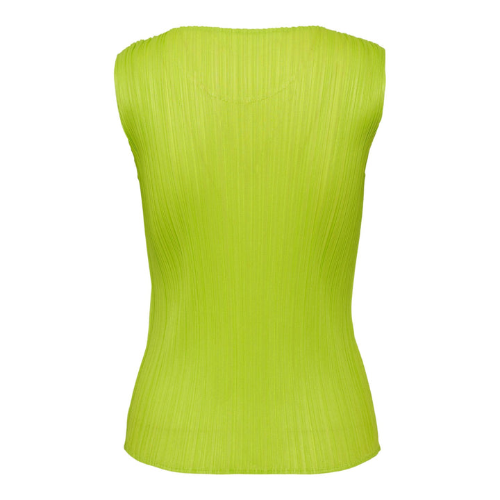 Club21 - PLEATS PLEASE ISSEY MIYAKE - New Colorful Basics 3 Shirt - PLEATED TOPS - Yellow Green