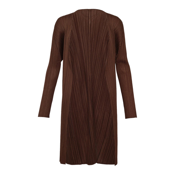 Club21 - PLEATS PLEASE ISSEY MIYAKE - New Colorful Basics 4 Coat - PLEATED COATS - Brown
