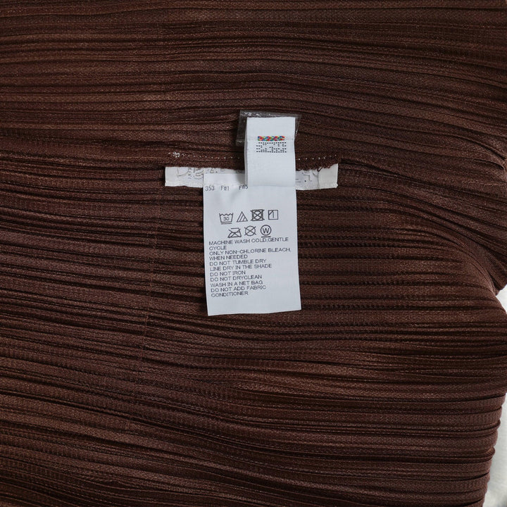 Club21 - PLEATS PLEASE ISSEY MIYAKE - New Colorful Basics 4 Coat - PLEATED COATS - Brown