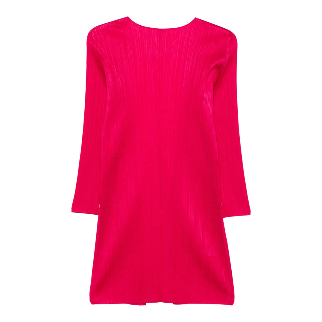 Club21 - PLEATS PLEASE ISSEY MIYAKE - New Colorful Basics 4 Coat - PLEATED COATS - Carmine