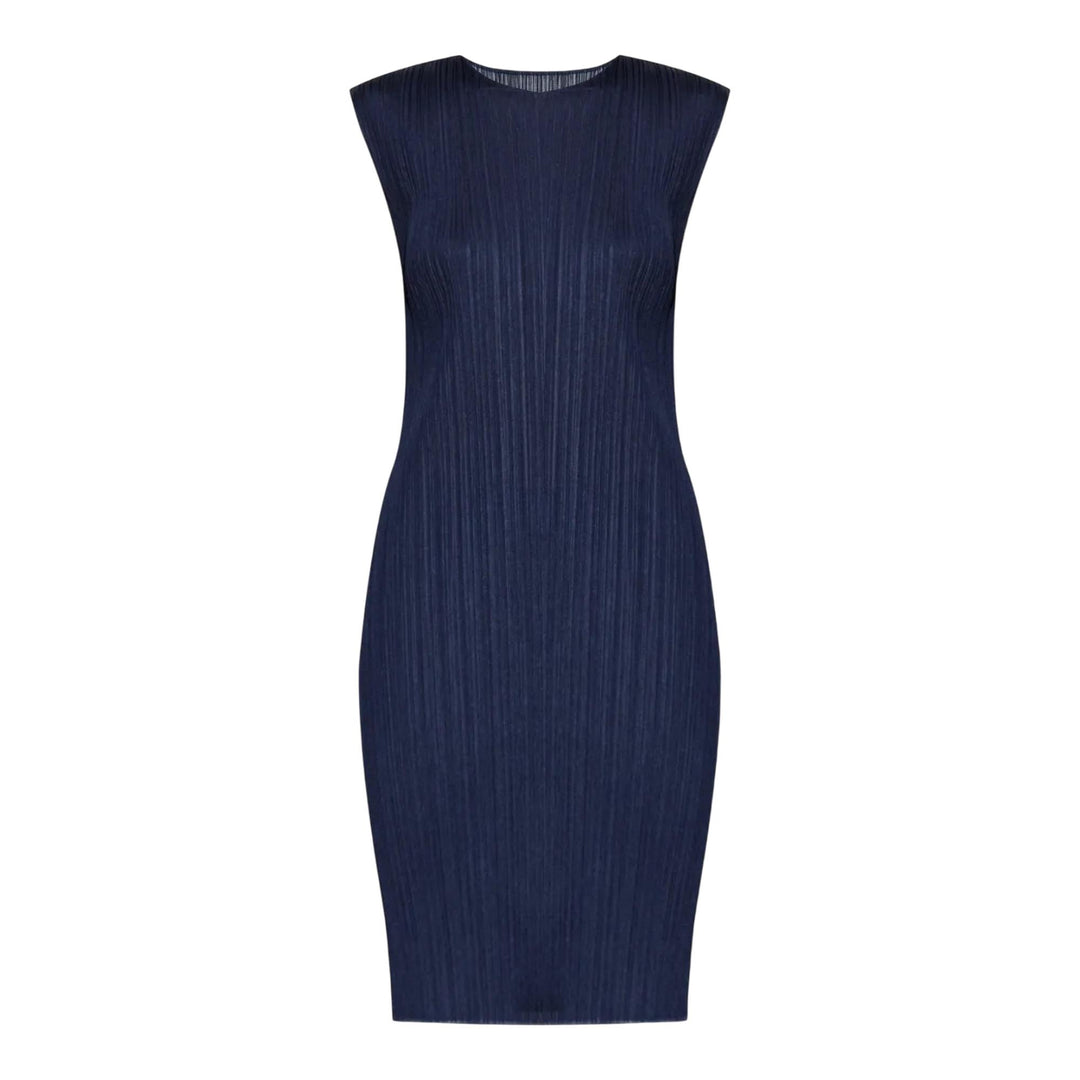 Club21 - PLEATS PLEASE ISSEY MIYAKE - New Colorful Basics 4 Dress - PLEATED DRESSES - Navy