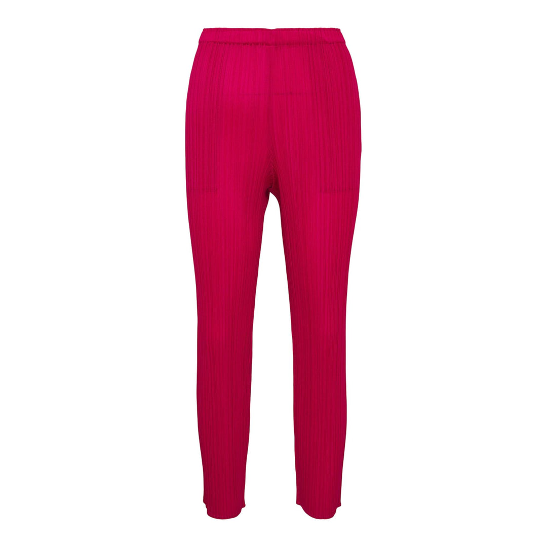 Club21 - PLEATS PLEASE ISSEY MIYAKE - New Colorful Basics 4 Pants - PLEATED PANTS - Carmine