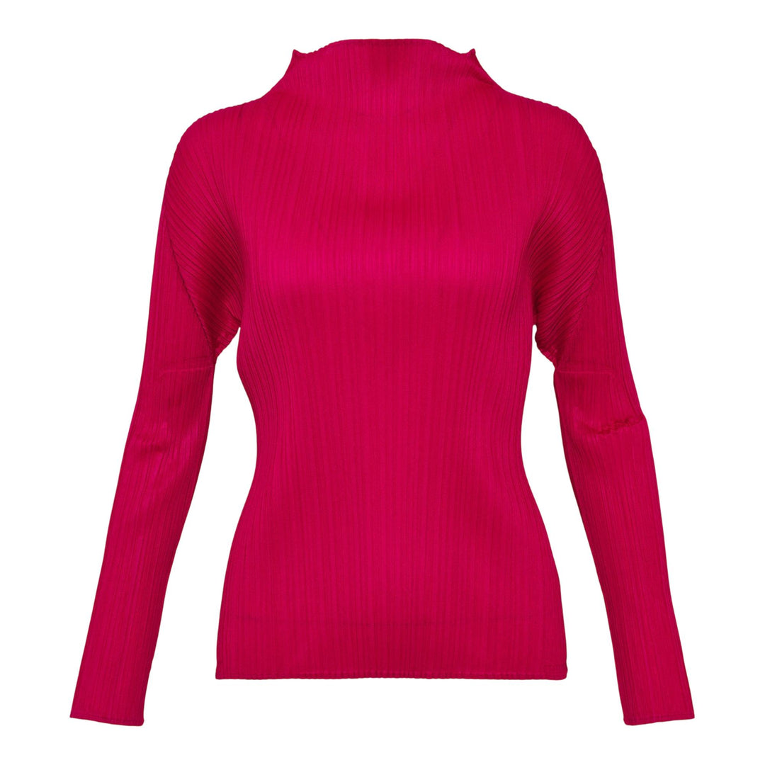 Club21 - PLEATS PLEASE ISSEY MIYAKE - New Colorful Basics 4 Shirt - PLEATED TOPS - Carmine