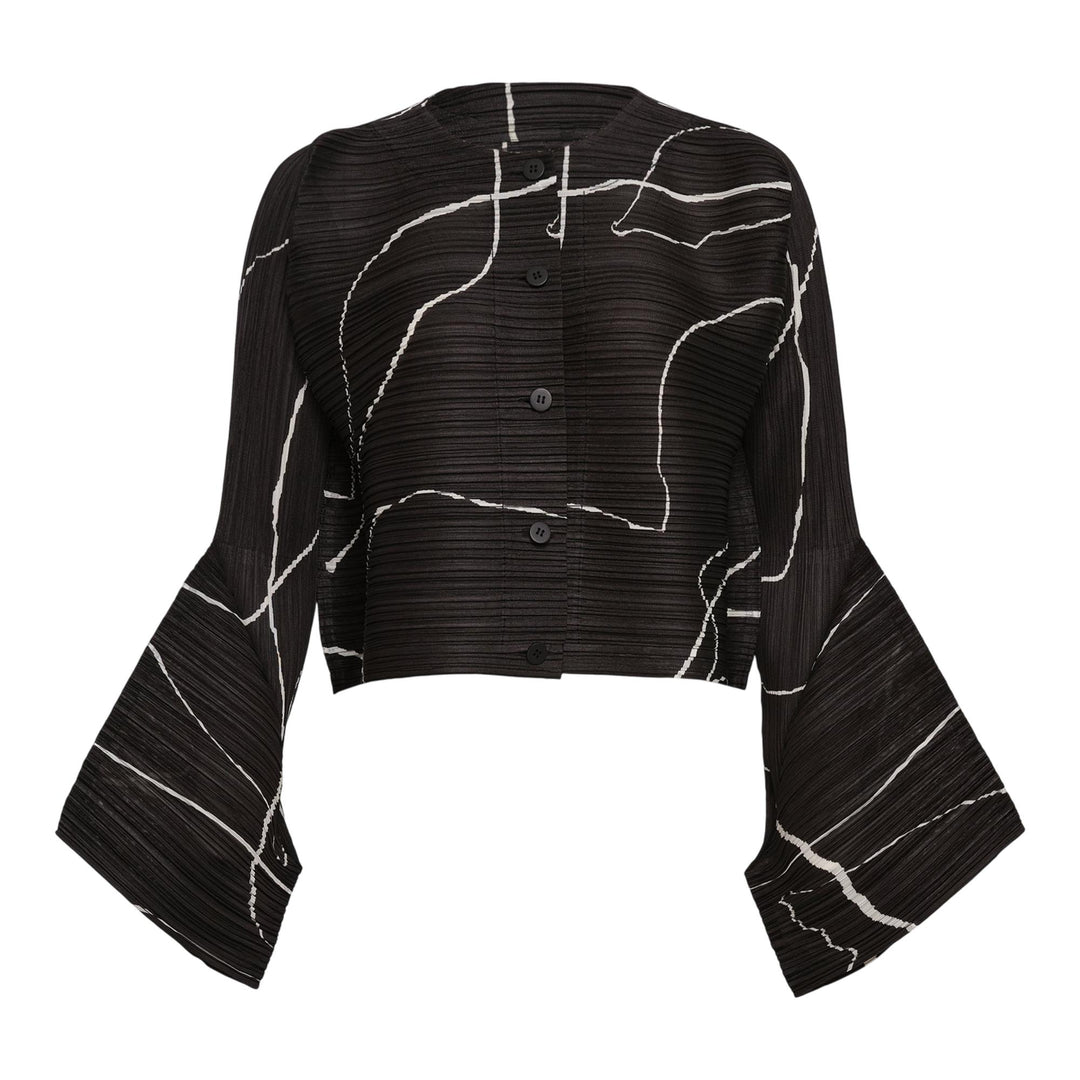 Club21 - PLEATS PLEASE ISSEY MIYAKE - Pause Cardigan - PLEATED CARDIGANS - Black