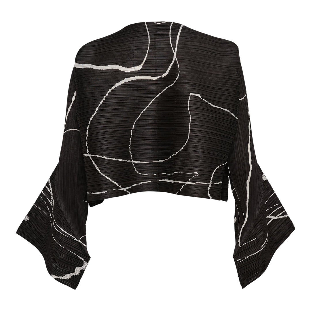 Club21 - PLEATS PLEASE ISSEY MIYAKE - Pause Cardigan - PLEATED CARDIGANS - Black