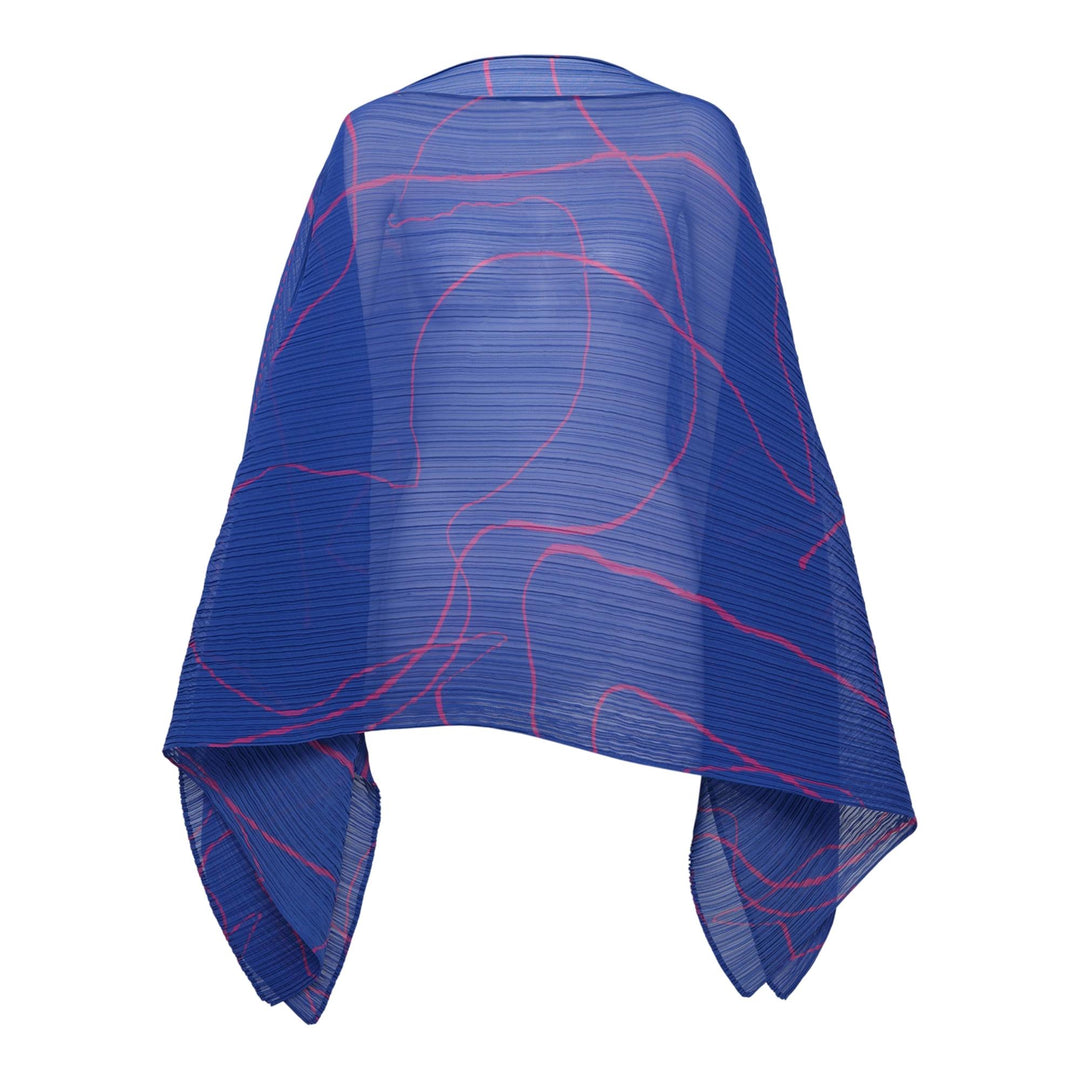 Club21 - PLEATS PLEASE ISSEY MIYAKE - Pause Madame-T Stole - PLEATED SCARVES - Blue
