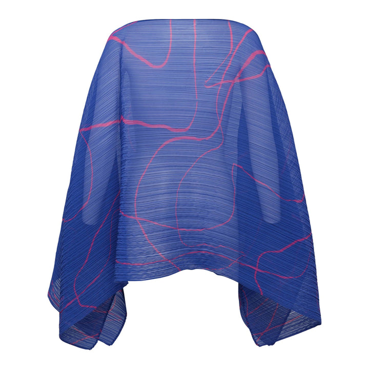 Club21 - PLEATS PLEASE ISSEY MIYAKE - Pause Madame-T Stole - PLEATED SCARVES - Blue