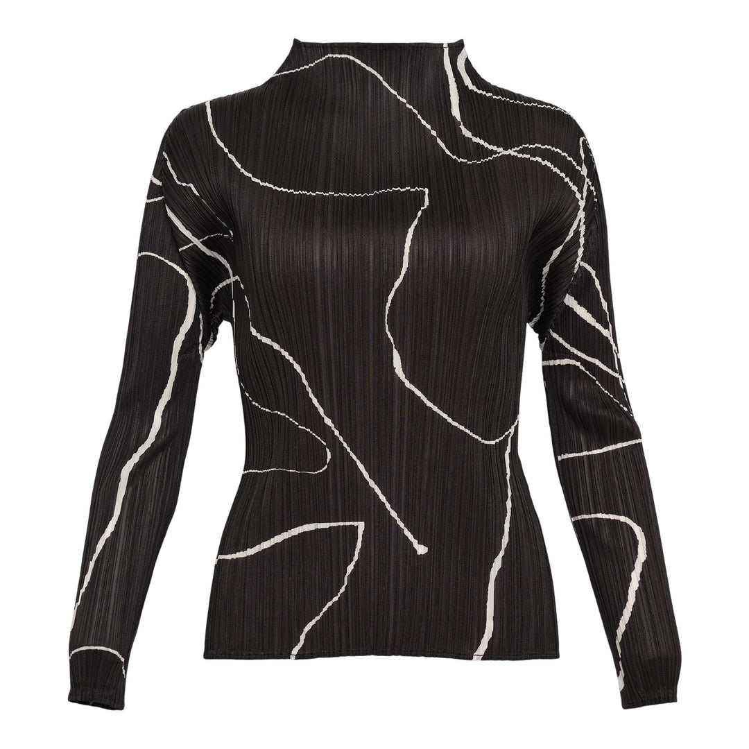 Club21 - PLEATS PLEASE ISSEY MIYAKE - Pause Shirt - PLEATED TOPS - Black