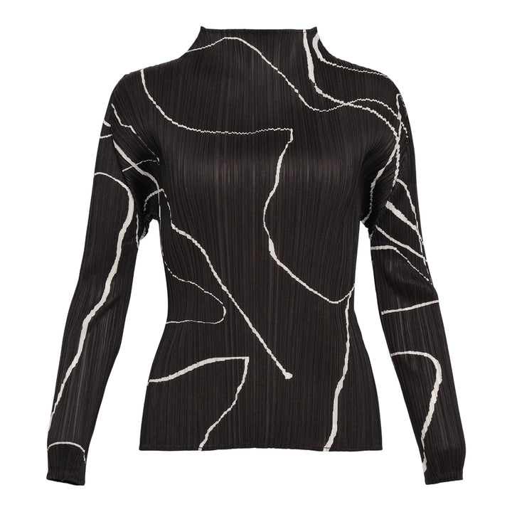 Club21 - PLEATS PLEASE ISSEY MIYAKE - Pause Shirt - PLEATED TOPS - Black
