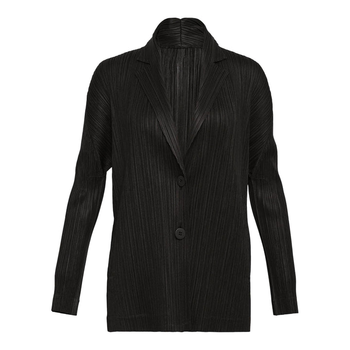 Club21 - PLEATS PLEASE ISSEY MIYAKE - Pleats Jacket 2 Button - PLEATED JACKETS - Black
