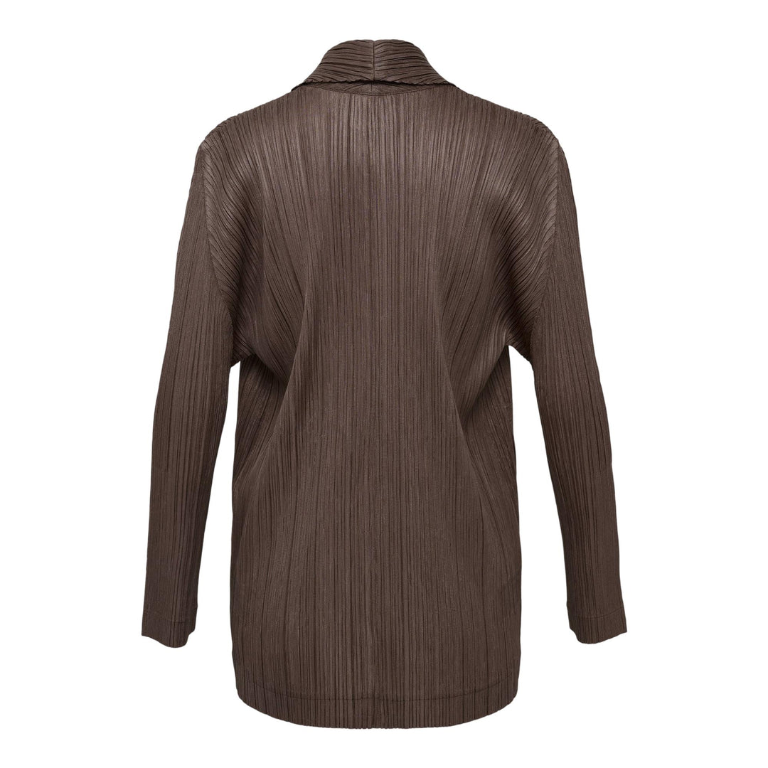 Club21 - PLEATS PLEASE ISSEY MIYAKE - Pleats Jacket 2 Button - PLEATED JACKETS - Brown