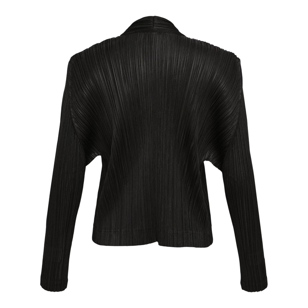 Club21 - PLEATS PLEASE ISSEY MIYAKE - Pleats Jacket Cropped - PLEATED JACKETS - Black