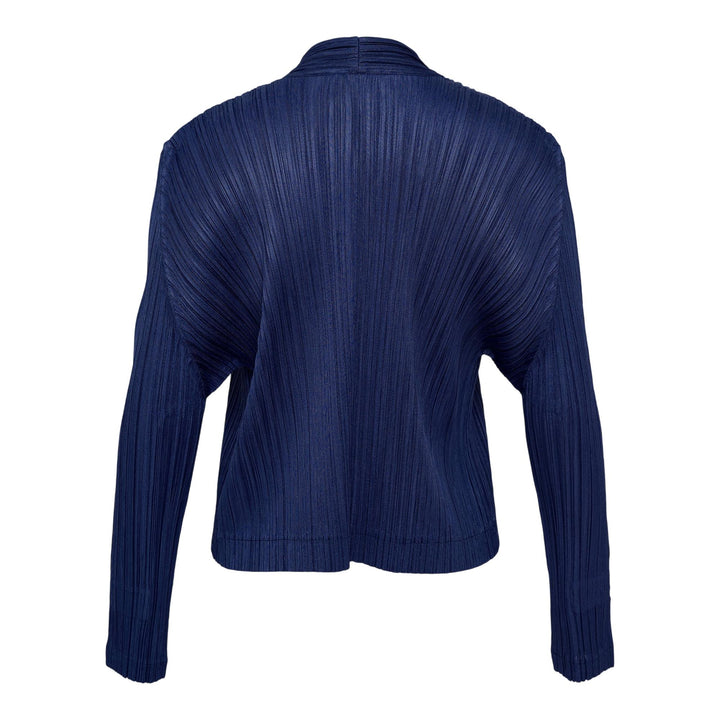 Club21 - PLEATS PLEASE ISSEY MIYAKE - Pleats Jacket Cropped - PLEATED JACKETS - Deep Blue