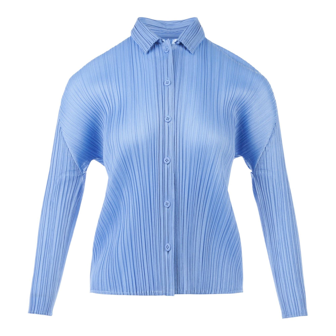 Club21 - PLEATS PLEASE ISSEY MIYAKE - Pleats Shirt - PLEATED SHIRT - Light Blue
