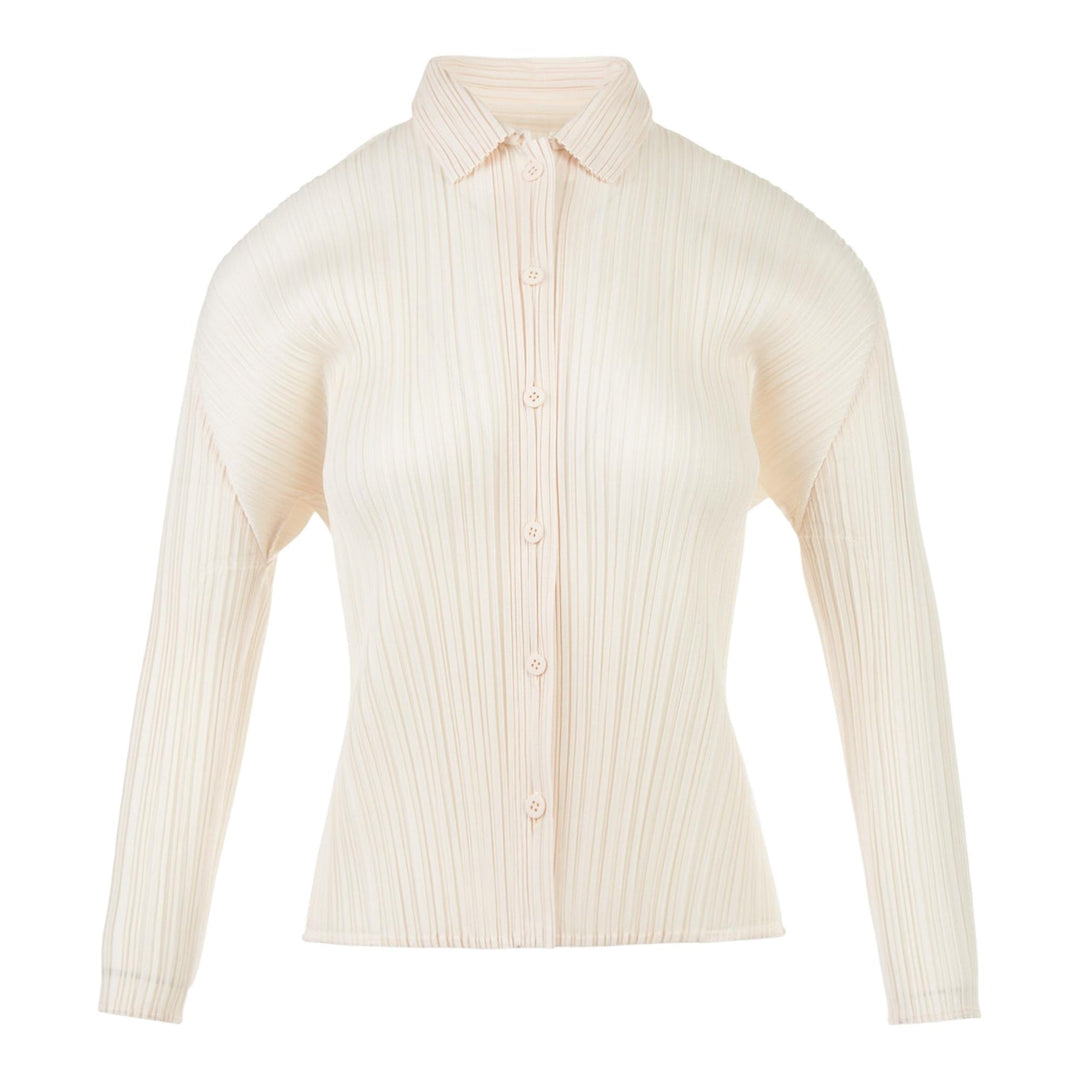 Club21 - PLEATS PLEASE ISSEY MIYAKE - Pleats Shirt - PLEATED SHIRT - Off-White
