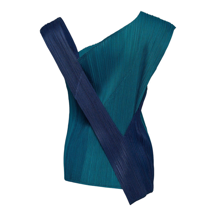 Club21 - PLEATS PLEASE ISSEY MIYAKE - Pointe Shirt - PLEATED TOPS - Peacock Blue