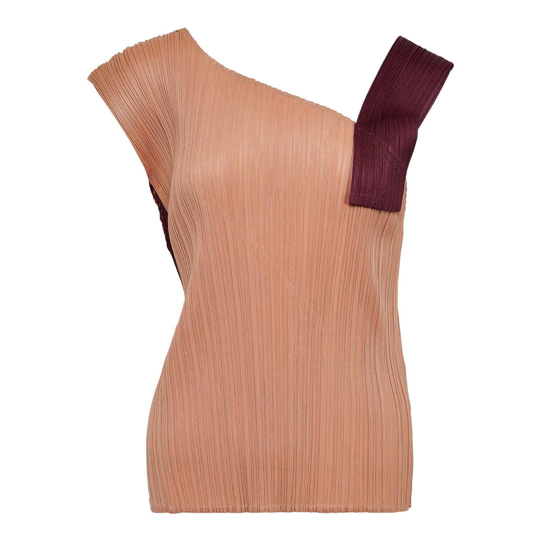 Club21 - PLEATS PLEASE ISSEY MIYAKE - Pointe Shirt - PLEATED TOPS - Pink Beige