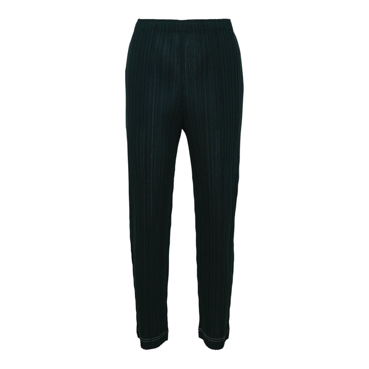Club21 - PLEATS PLEASE ISSEY MIYAKE - Ramie Pleats Pants - PLEATED PANTS - Deep Green